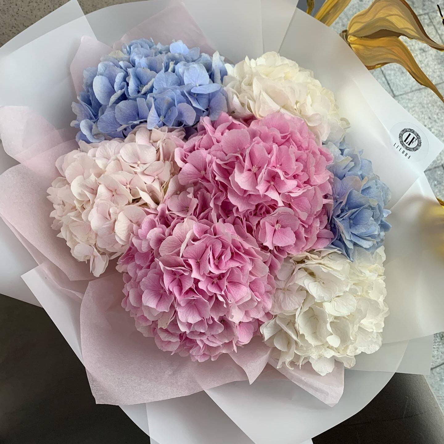 Chromatic Hydrangea Mosaic - Image 3