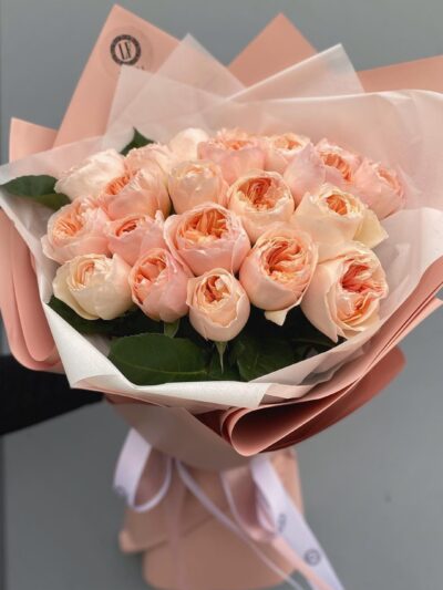 Peach Satin Atelier Bouquet
