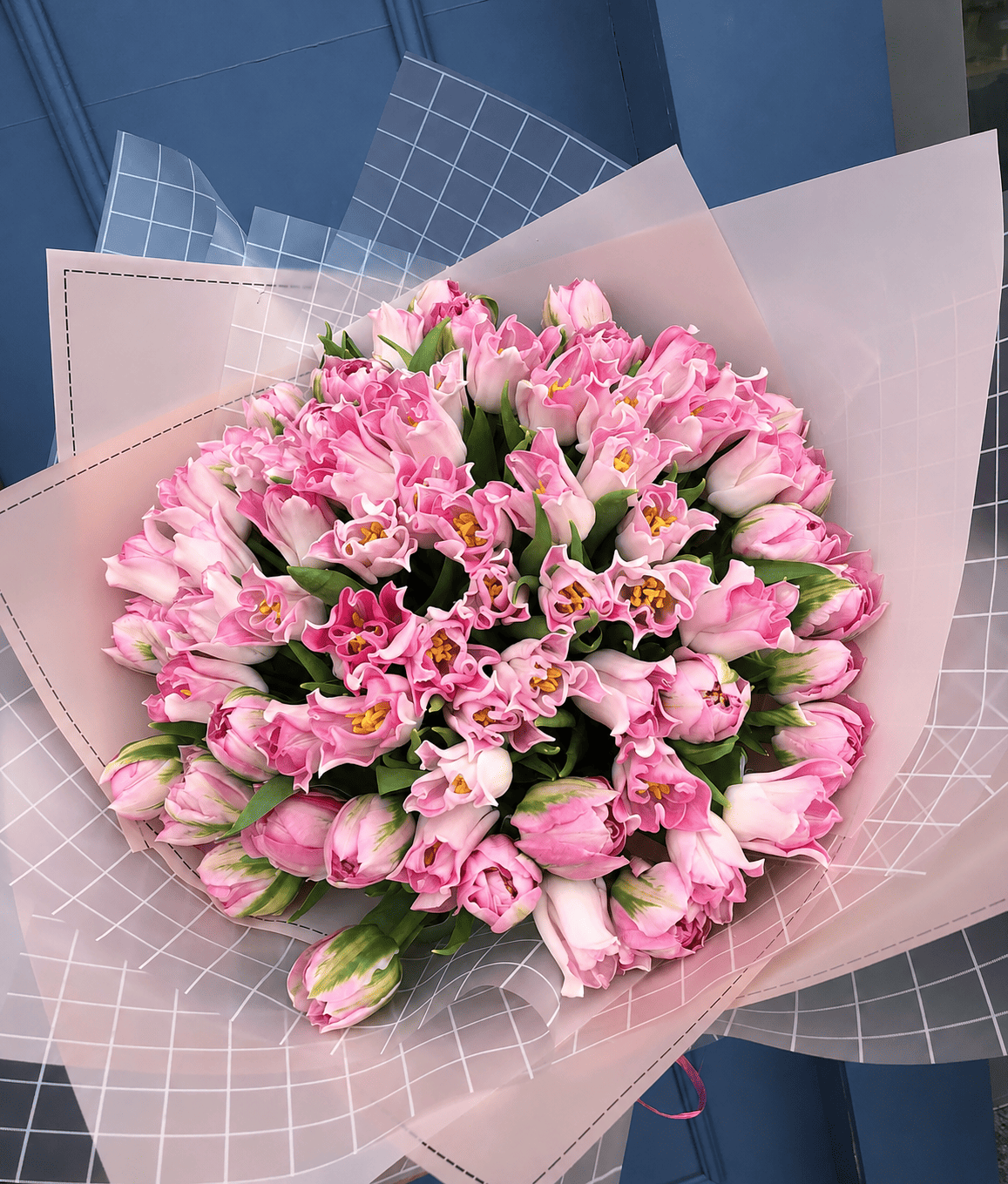 Pink Ruffle Tulips - Image 2