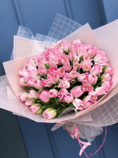 Pink Ruffle Tulips