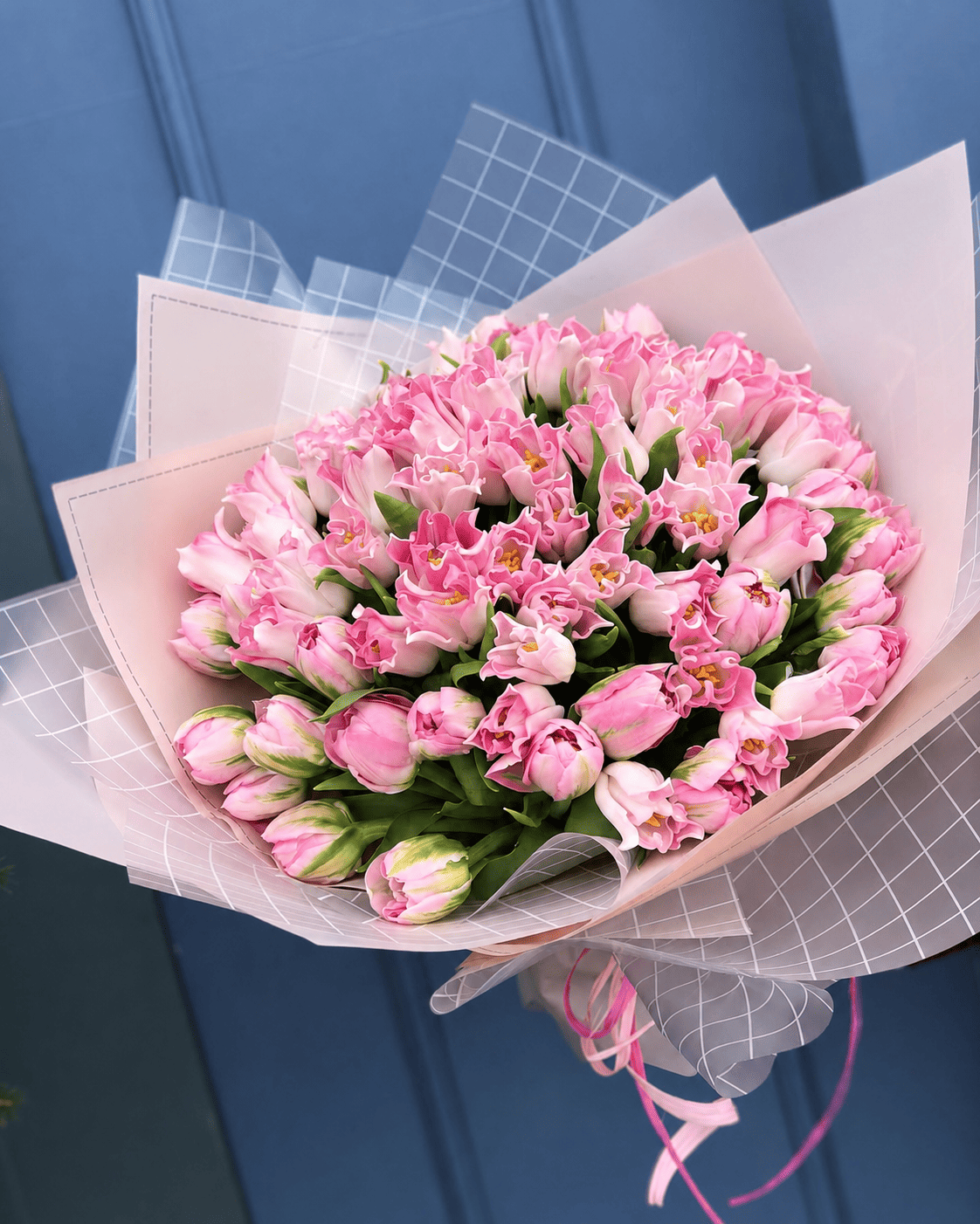 Pink Ruffle Tulips